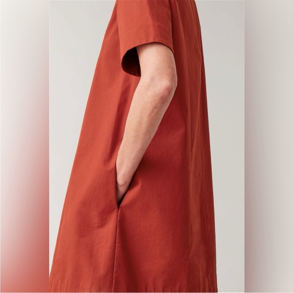 Cos | 8 | Burnt Orange Tent Dress - Picture 3 of 5